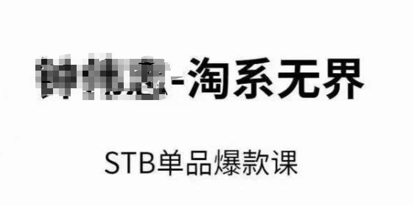 淘系无界STB单品爆款课，付费带动免费的核心逻辑，万相台无界关键词推广/精准人群的核心-来缘阁