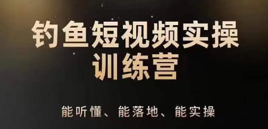 0基础学习钓鱼短视频系统运营实操技巧，钓鱼再到系统性讲解定位ip策划技巧-来缘阁