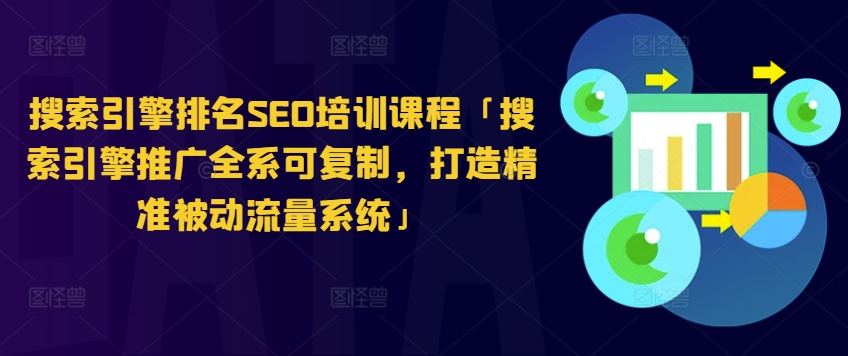 搜索引擎排名SEO培训课程「搜索引擎推广全系可复制，打造精准被动流量系统」-来缘阁