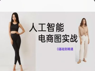 人工智能SD电商图实战，ai绘图0基础到精通-来缘阁