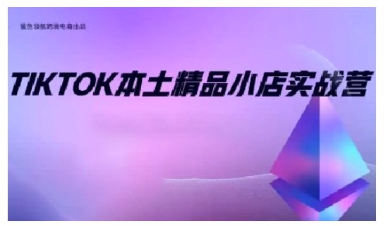 TikTok本土精品小店出海实战营，从入门到高阶，不止0-1!-来缘阁