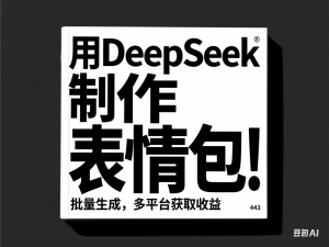 用DeepSeek制作表情包，批量生成，多平台获取收益-来缘阁