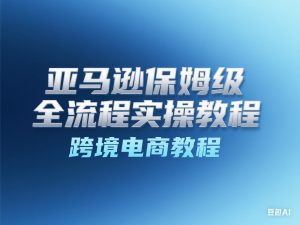 图片[1]-亚马逊保姆级全流程实操教程-跨境电商教程-来缘阁