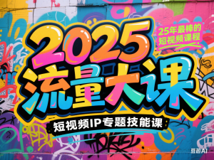 2025流量大课：短视频IP专题技能课，25年最棒的短视频课程-来缘阁