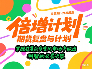 倍增计划·大宗商品期货复盘与计划，掌握在复杂多变的市场中做出明智的交易决策-来缘阁