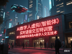 图片[1]-Ai数字人虚拟(智能体)实时语音交互特训营，​自行定制超写实角色AI数字人交互技术-来缘阁