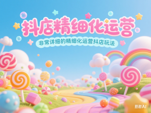 抖店精细化运营，非常详细的精细化运营抖店玩法-来缘阁