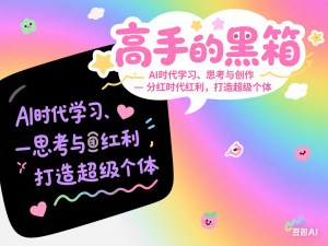 高手的黑箱：AI时代学习、思考与创作-分红时代红利，打造超级个体-来缘阁