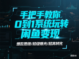 手把手教你从0到1系统玩转抖音橱窗带货变现-来缘阁
