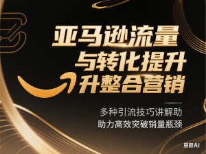 亚马逊流量与转化提升整合营销，多种引流技巧讲解助力高效突破销量瓶颈-来缘阁