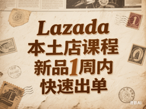 Lazada本土店课程，新品1周内快速出单-来缘阁
