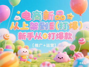 电商新品从上架到打爆【推广+运营】，新手从0打爆款-来缘阁