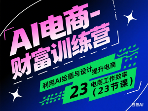 图片[1]-AI电商-财富训练营：利用AI绘画与设计，提升电商工作效率(23节课)-来缘阁