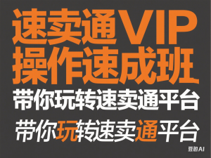速卖通VIP实战操作速成班，带你玩转速卖通平台-来缘阁