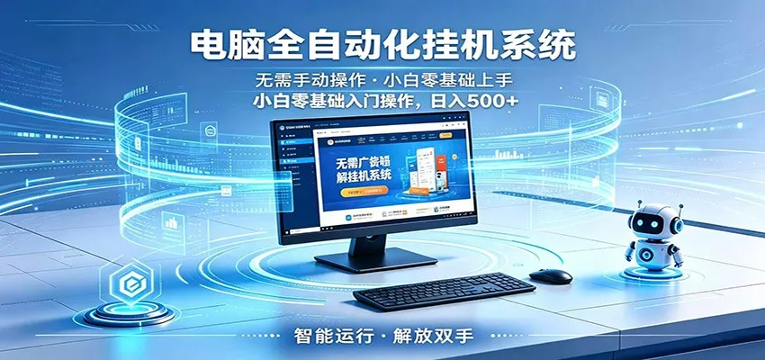 智能广告挂机无需值守,小白上手轻松实现每日增收-来缘阁