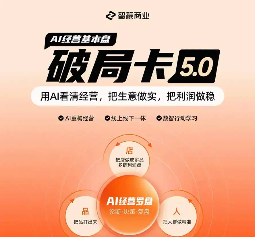 淘宝天猫2026破局卡5.0：AI重构经营+线上线下一体化，用数据看清生意并搭建稳定利润基本盘-来缘阁