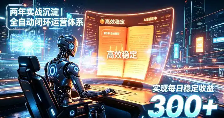 两年实战沉淀｜全自动闭环运营体系，实现每日稳定收益300+【揭秘】-来缘阁