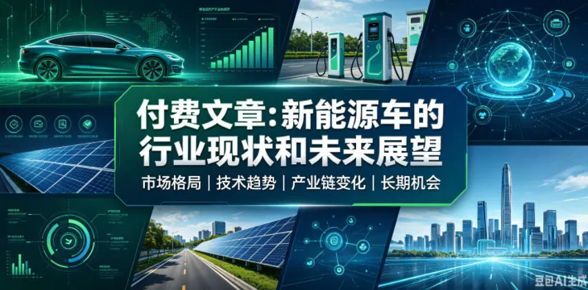 付费文章:新能原车的行业现状和未来展望-来缘阁