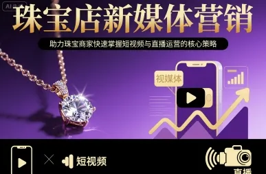 珠宝店新媒体营销，助力珠宝商家快速掌握短视频与直播运营的核心策略-来缘阁