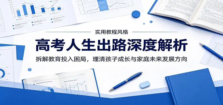 高考人生出路深度解析:拆解教育投入困局,理清孩子成长与家庭未来发展方向-来缘阁