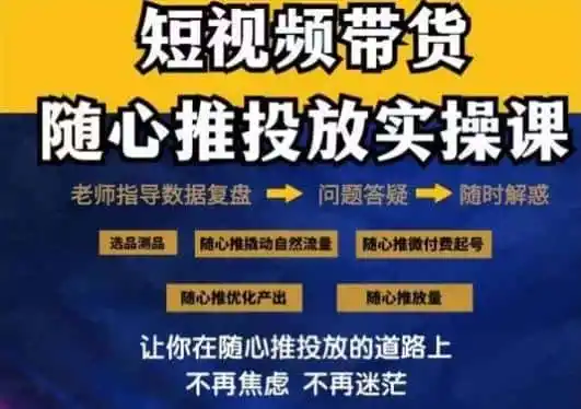 2024好物分享随心推投放实操课,随心推撬动自然流量/微付费起号/优化产出-来缘阁