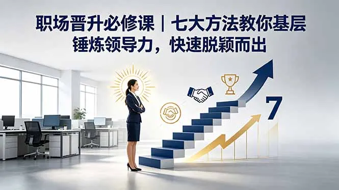 付费文章:职场晋升必修课|七大方法教你基层锤炼领导力,快速脱颖而出-来缘阁
