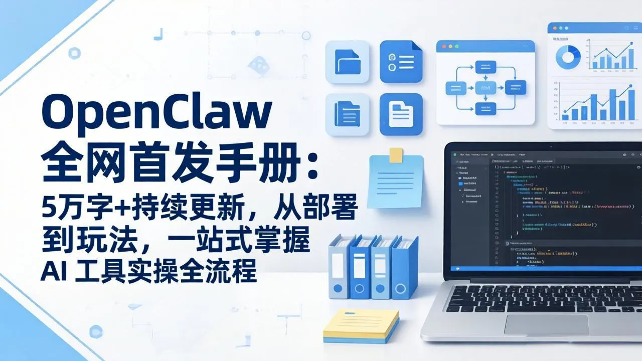 OpenClaw 全网首发手册：5万字+持续更新，从部署到玩法，一站式掌握 AI 工具实操全流程-来缘阁