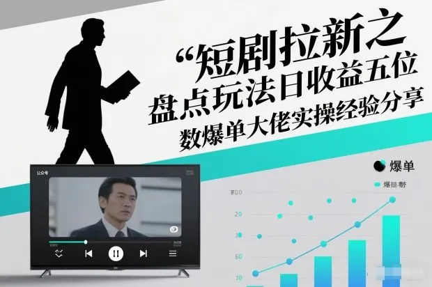 短剧拉新之盘点玩法日收益五位数爆单大佬实操经验分享-来缘阁