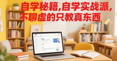 自学秘籍，自学实战派，不聊虚的只教真东西-来缘阁