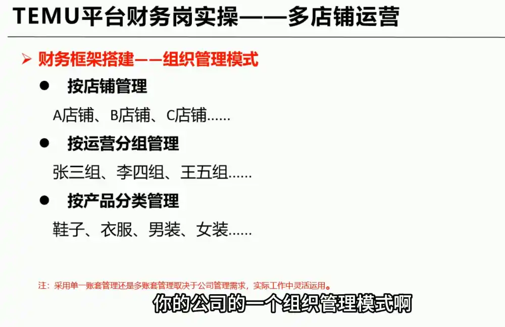 TEMU全盘账务实操课:账单导出、科目设置、利润核算-来缘阁