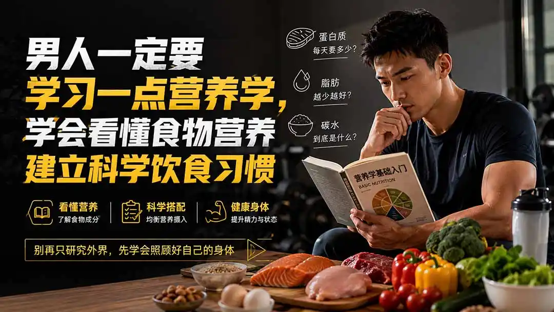 付费文章:男人一定要学习一点营养学,学会看懂食物营养建立科学饮食习惯-来缘阁