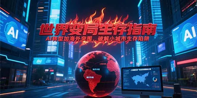 付费文章《世界变局生存指南,AI转型加海外突围,破解小城市生存陷阱》-来缘阁