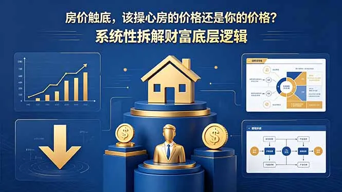 付费文章:房价触底,该操心房的价格还是你的价格?系统性拆解财富底层逻辑-来缘阁