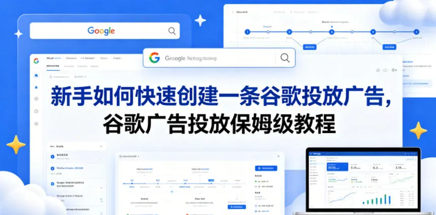 新手如何快速创建一条谷歌投放广告，谷歌广告投放保姆级教程-来缘阁