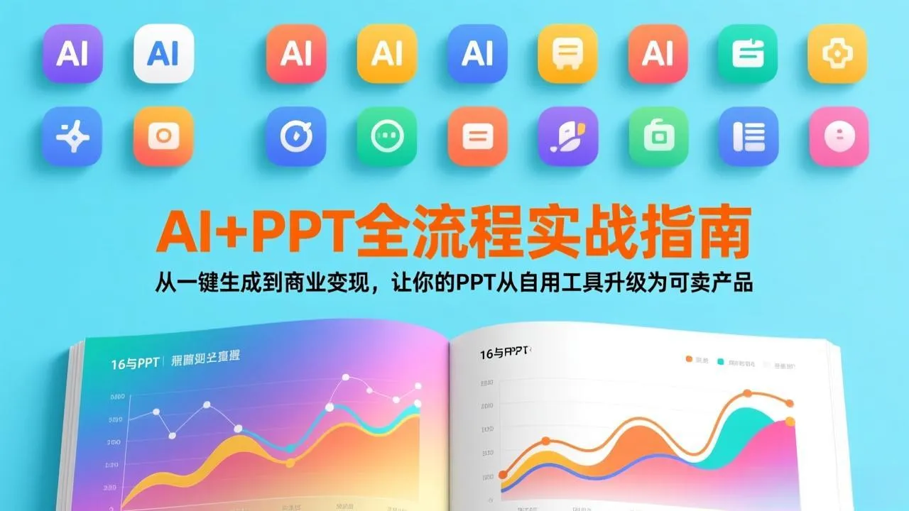 AI+PPT全流程实战指南：从一键生成到商业变现，让你的PPT从自用工具升级为可卖产品-来缘阁