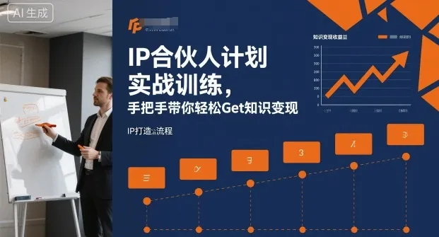 IP合伙人计划实战训练，手把手带你轻松Get知识变现-来缘阁