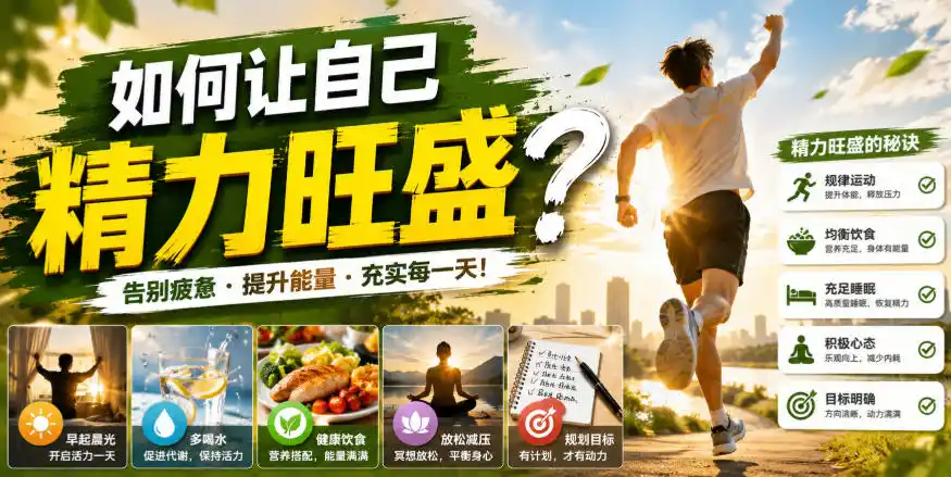 付费文章：如何让自己精力旺盛？-来缘阁