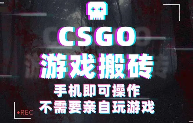 CSGO游戏挂机捡漏，单日扫货500+，年底小高峰上车可吃肉，手机即可操作…-来缘阁