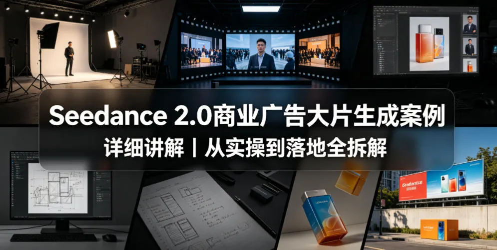 Seedance 2.0商业广告大片生成案例详细讲解｜从实操到落地全拆解-来缘阁