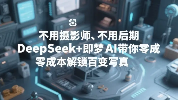 不用摄影师、不用后期,DeepSeek+即梦AI带你零成本解锁百变写真!-来缘阁
