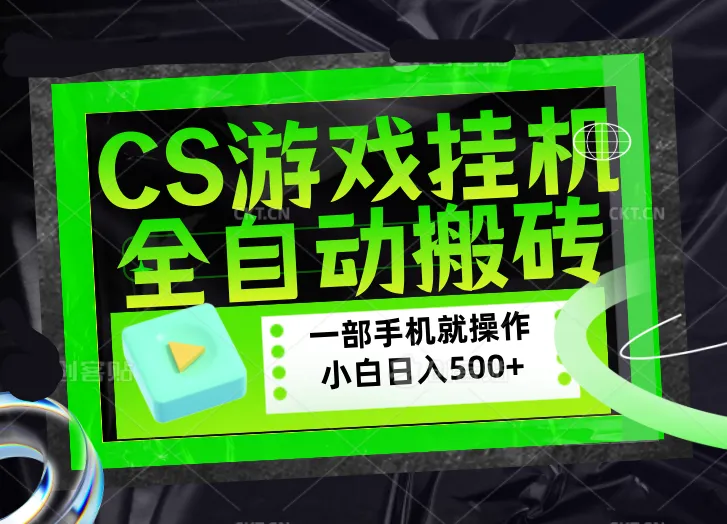 CSGO游戏挂机捡漏搬砖，超稳定的项目，带领1000+小白实现日入500+，数据可视频验证-来缘阁