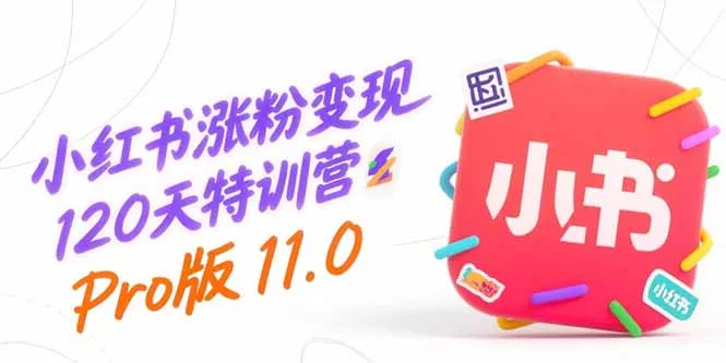 小红书涨粉变现120天特训营Pro版11.0：从0到1掌握平台运营,内容制作和变现-来缘阁