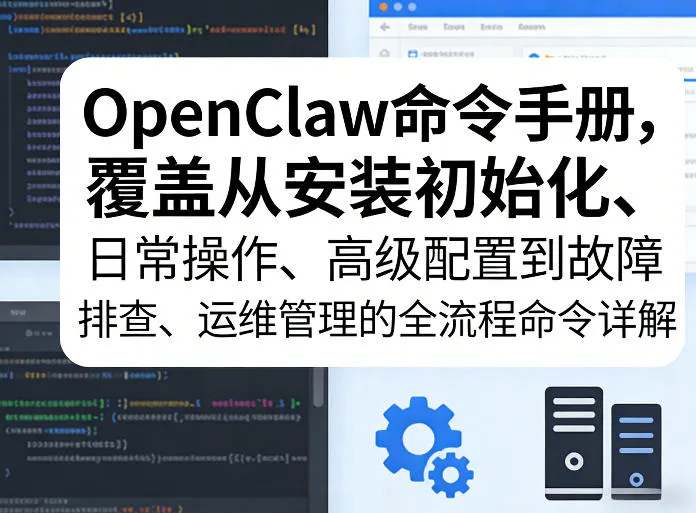 OpenClaw命令手册，覆盖从安装初始化、日常操作、高级配置到故障排查、运维管理的全流程命令详解-来缘阁