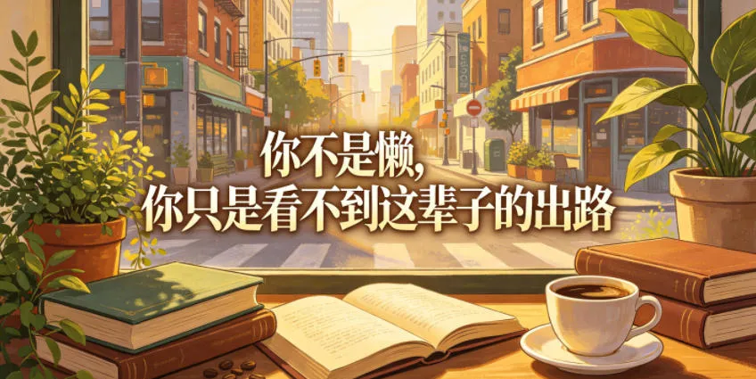 付费文章：你不是懒，你只是看不到这辈子的出路-来缘阁
