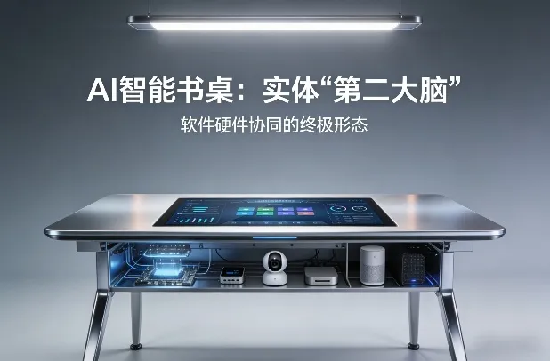AI智能书桌搭建，构建你的实体“第二大脑”，软件硬件协同的终极形态-来缘阁