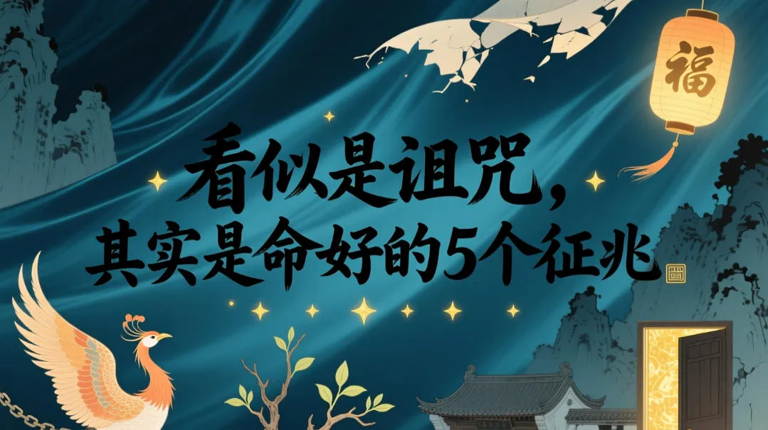 付费文章：看似是诅咒，其实是命好的5个征兆-来缘阁