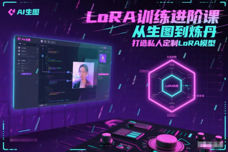 LoRA训练进阶课，从生图到炼丹，打造私人定制LoRA模型-来缘阁