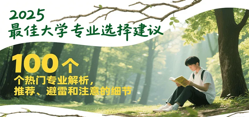 2025最佳大学专业选择建议，100个热门专业解析，推荐、避雷和注意的细节-来缘阁