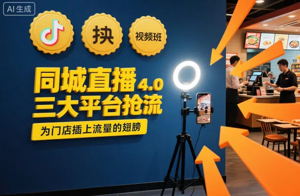 同城直播实操班4.0，三大平台抢流，为门店插上流量的翅膀-来缘阁