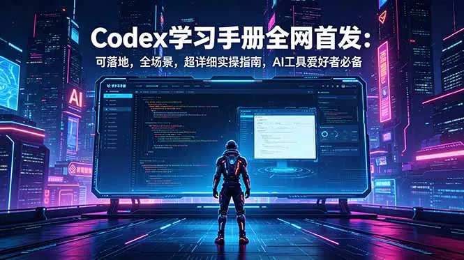 Codex学习手册全网首发:可落地,全场景,超详细实操指南,AI工具爱好者必备-来缘阁